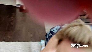 Neighbor's Wife Blows Cock Sloppily