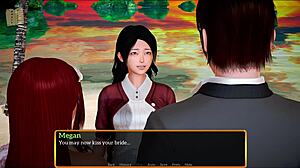 Morning sex in the kitchen with athletic young girl bent over big cock for sloppy pussy action.