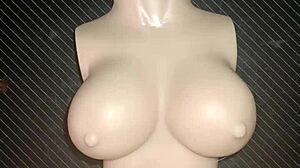 dolly me pide sexo anal y presionó sus pequeñas tetas