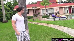 Kimber Woods Enjoys Outdoor Activities with Petite Teen