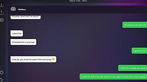 Melissa plays dirty texts ending with small tits