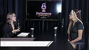 naomi campos dominates in sheer red lingerie