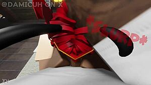 femboy with a fat ass sucks me and grinds against my cock