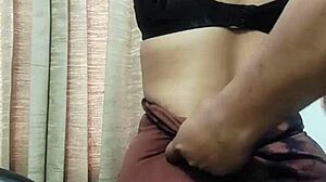 Beautiful fat secretary licks ass and masturbates while fucking boss homemade