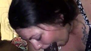 Cecee Gives Sloppy Deepthroat Blowjob And Swallows Cum