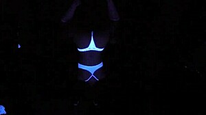 scarlett johnson under blacklight in sex pov scene