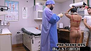 mia sucks dick and swallows huge load backstage