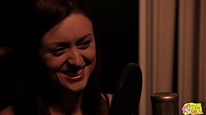 Karlie Montana hears lesbian stories from puffy pussy brunette with small tits kissing. Skinny pair licks nipples in masturbation session.