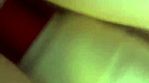 slut dripping red and cumming with toy in bound rough fucking