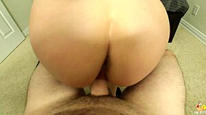 Dahlia Sky takes a hardcore facial in POV