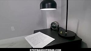 skinny blonde teen evie crushes on stepdad jay, orgasms from his dick pov