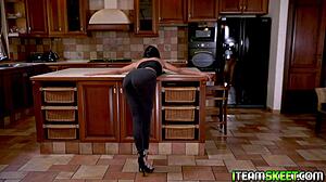 Chico Stick Slams Canela Skin as She Rides Her Spanish Pussy in Rough Doggystyle