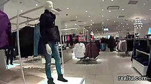 stellar czech sweetie gets seduced in the hypermarket and poked in pov