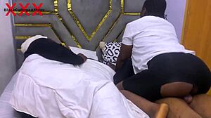 Suggestive Fucking Big Ass Stepdaughter Bent Over With Monster Cock Boobs Amateurs Friend Joins In Jerk Off Instructions