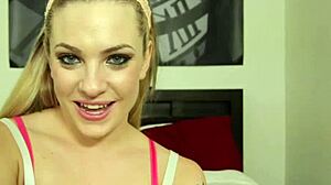 Dahlia Sky takes a hardcore facial in POV