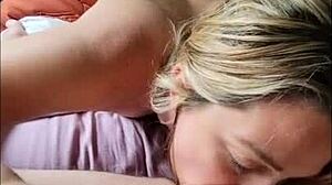 homemade amateur tape shows wife getting creampie