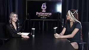 naomi campos dominates in sheer red lingerie