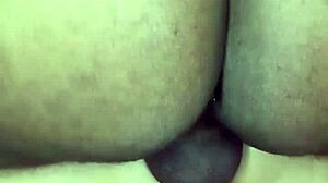 My lover fucks my ass hard while cuckold films interracial anal