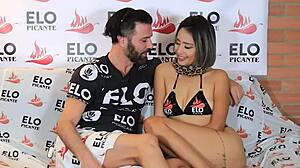 gigi damesco shows her big natural tits in casting interview