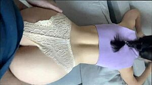 Curvy Nina Capel enjoys pussy munching with big tits