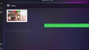 Melissa plays dirty texts ending with small tits