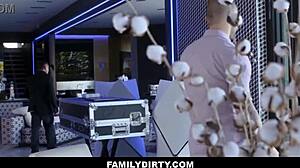 Hot Blonde Teen Stepsister Comforts Big Cock Stepbrother After Breakup