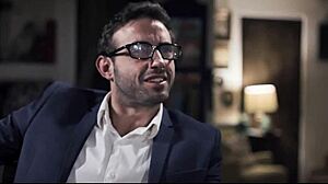 Hot Brunette Babe In 3-Way Sex!