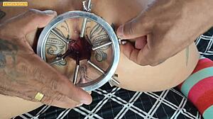 Friend Prepares Ass For First Time Anal Fucking