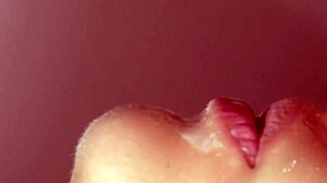 Korean cock blowjob close-up in big monster lesson