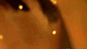 Lovely Brunette Dances Gracefully in Amateur Setting