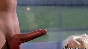 Cfnm seduction with music leading to oral performance