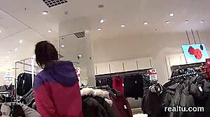 stellar czech sweetie gets seduced in the hypermarket and poked in pov