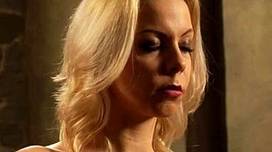 Naughty Lesbian Slave Orgasms Using Madame's Panties