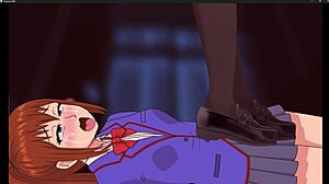 Skullgirl dominates with trampling and facesitting