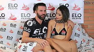 gigi damesco shows her big natural tits in casting interview