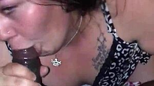 Cecee Gives Sloppy Deepthroat Blowjob And Swallows Cum