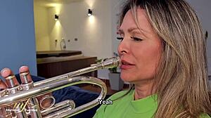 Hey, ever seen a cuckold husband watch his mature Italian milf Monique Fuentes get rough outdoor quickie with musical neighbor?