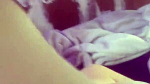 slut dripping red and cumming with toy in bound rough fucking