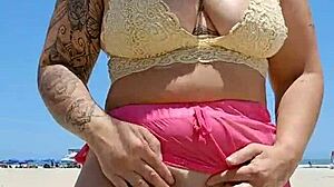 hot cougar teaches coed friend hot sex lessons with masturbation and blowjob