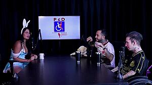 in a reality show, tifany rocha starts with a video called 'the mother is a slut' and pays to record, leading to a swing cast in sheer red.