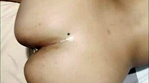 playing with my toy for first time anal in bedroom