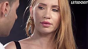 Рыжая милф Kiara Lord жаждет грубого анального траха с безумным кремпаем - ее предел