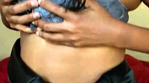 Ebony Mature Woman Using Toy