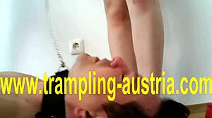 feeling the intense trampling in vacuum bed