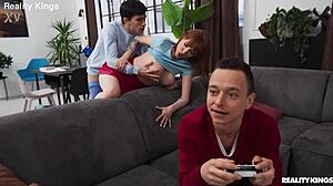 Athletic Redhead Bent Over For Intense Sex