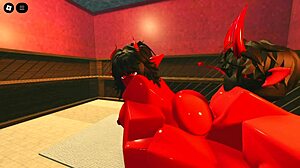 this demon girl seduces me with her hot oiled body in a sauna roblox