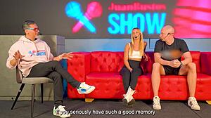 Cofla fucks slim Argentina with huge cock in dark bar 😏