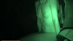 Jeny Smith Secretly Undresses in Crowded Movie Theater