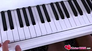 Annoying bro pisses off his cute barely legal stepsis in bikini