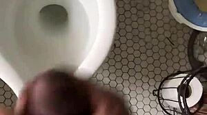 Feeling the intense pleasure of a good nut from masturbation